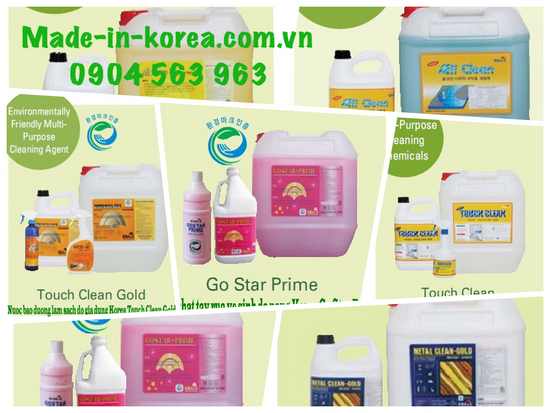 Hóa chất vệ sinh bếp ăn công nghiệp Hàn Quốc